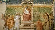 GIOTTO di Bondone St Francis before the Sultan France oil painting artist